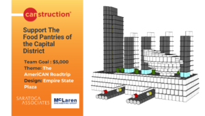 Read more about the article Team Saratoga × McLaren Engineering are Hitting the Road to Hunger Relief for CANstruction 2026