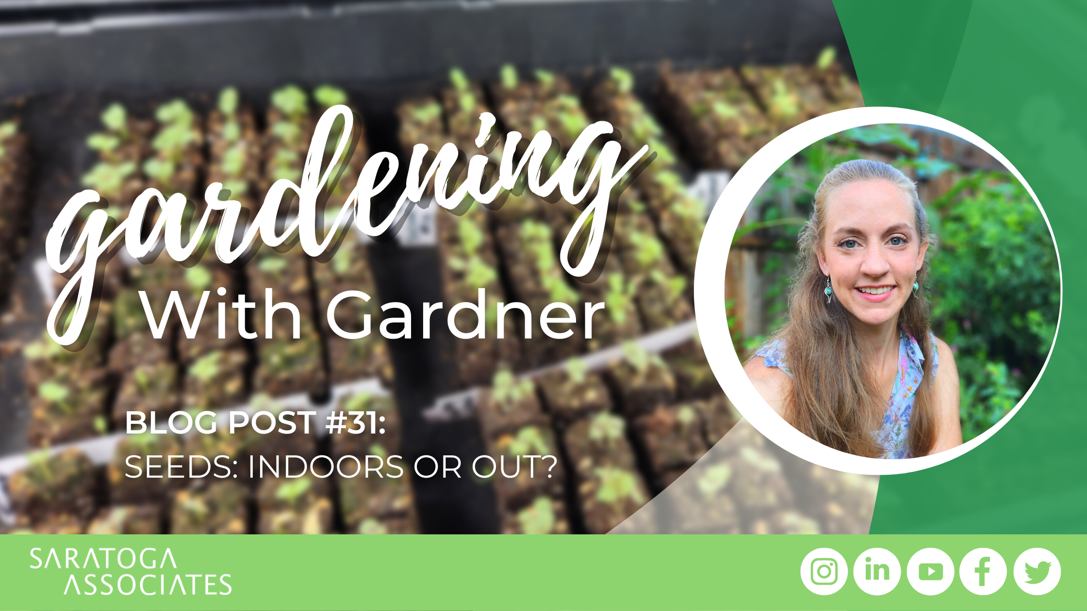 Gardening with Gardner: Seeds – Indoors or Out?