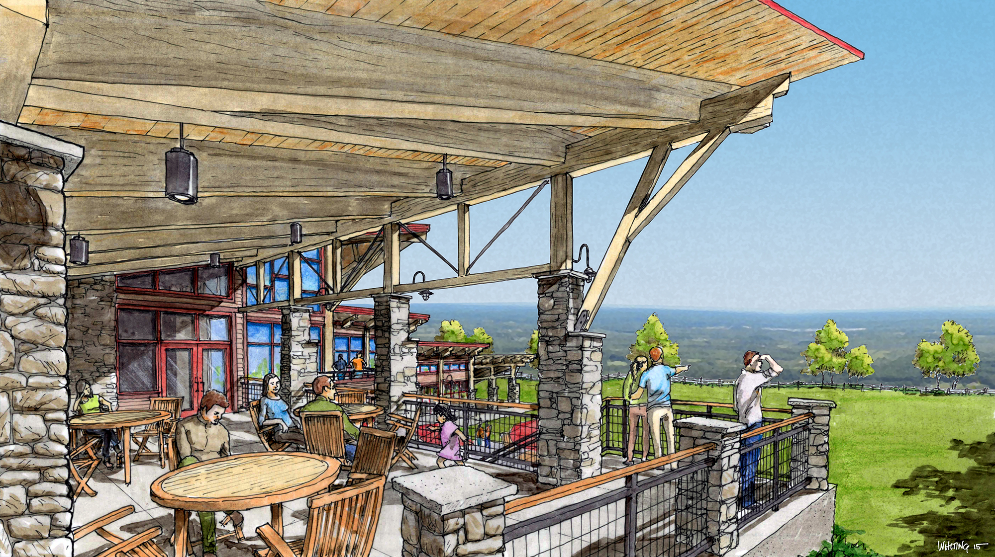 Thacher State Park Rendering